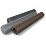 Ogee Recycled Plastic Palisade Hollow Profile 13 x 100cm - Image 2