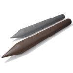 piles brown and grey