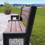 Hyde Park Recycled Plastic Bench 165cm