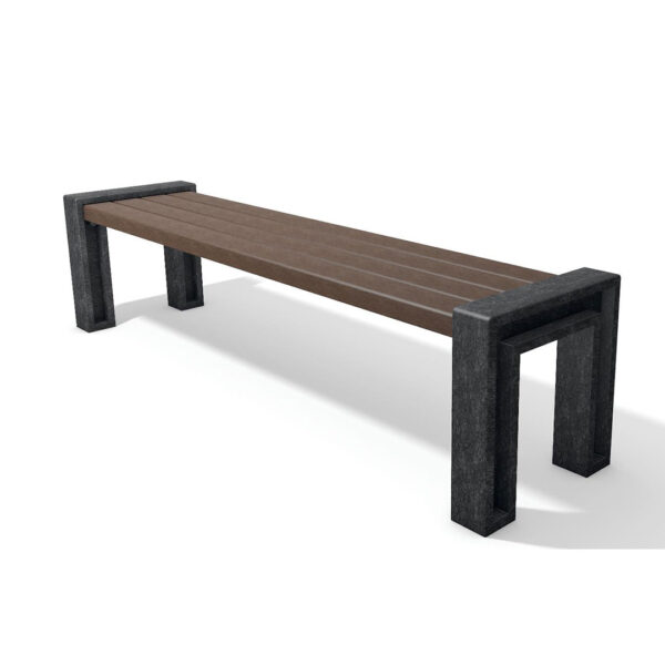 Hyde Park bench 165cm without back support