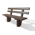 Taunus Forest Bench with back - Image 2