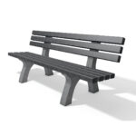 Trafalgar Square 2 Bench with back - Image 4