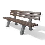 Trafalgar Square 2 Bench with back - Image 3