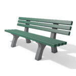 Trafalgar Square 2 Bench with back - Image 5