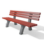Trafalgar Square 2 Bench with back - Image 6