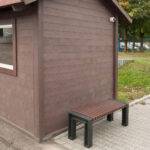 Ueno 1 Recycled Plastic Bench 1.3m