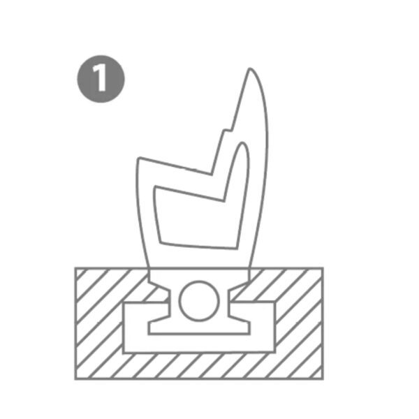Recycled Plastic Ground Anchor 1 Grey Diagram
