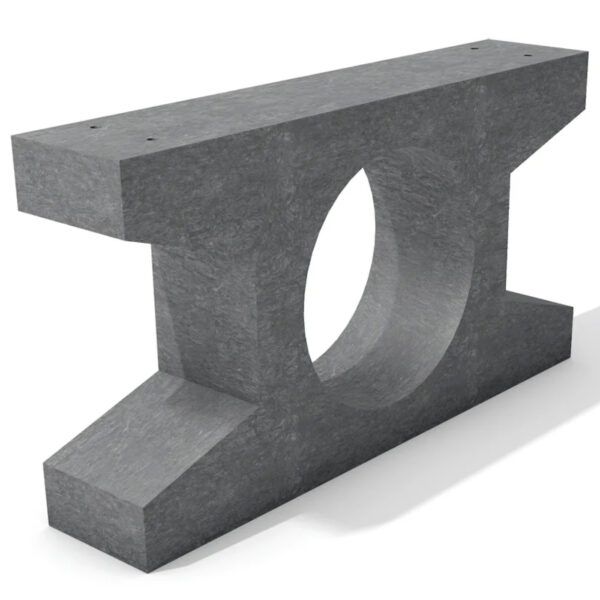 Recycled Plastic Ground Anchor 1 Grey