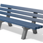 Canetti Children's Recycled Plastic Bench 1.5m - Image 5