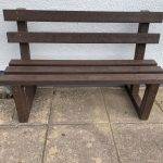 Bantham Recycled Plastic Park Bench 1.5m