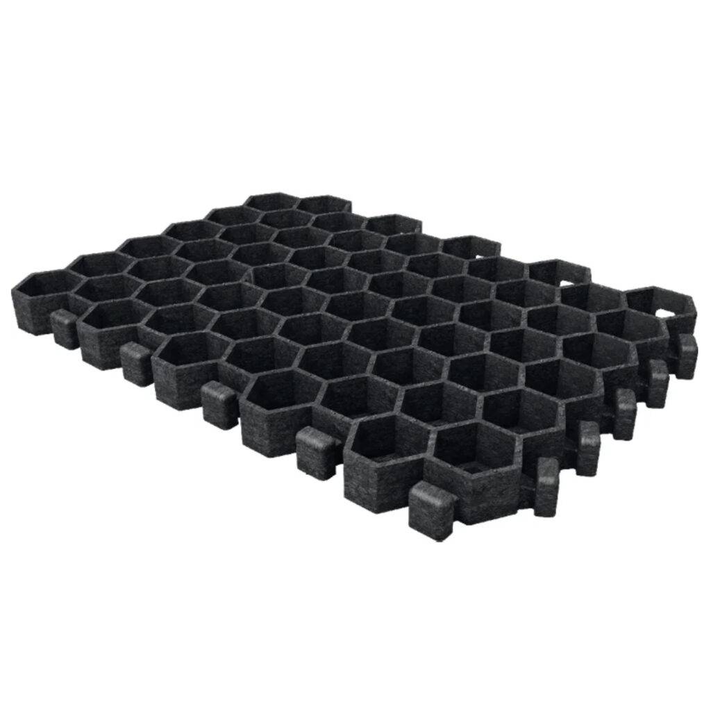 Black Recycled Plastic Paddock Slab