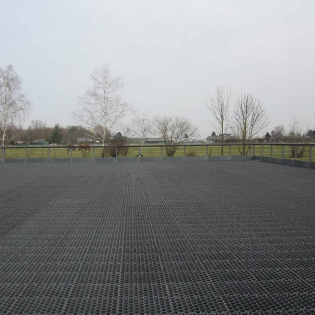 Black Recycled Plastic Paddock Slab