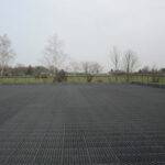 Black Recycled Plastic Paddock Slab
