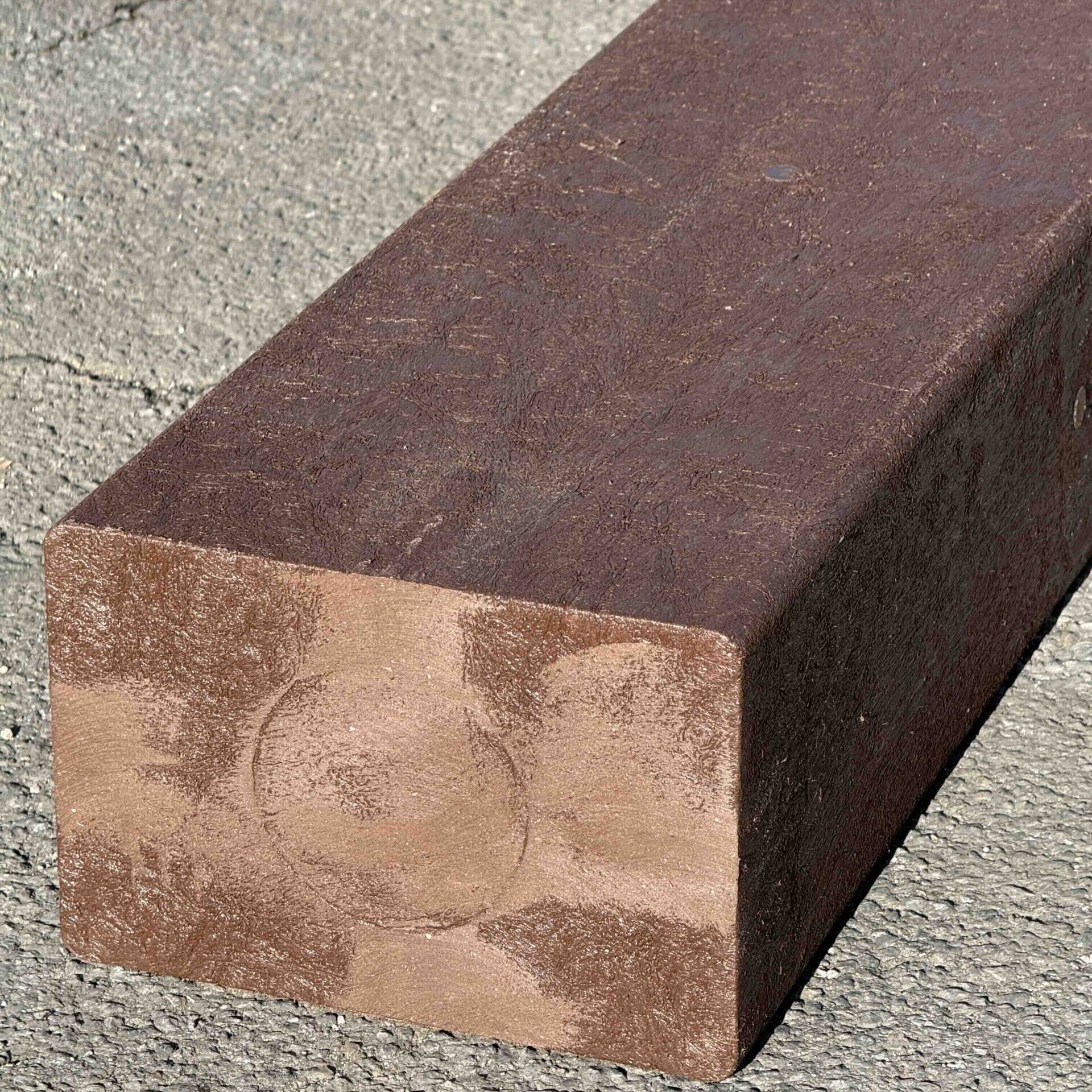 Recycled Plastic Brown Railway Sleepers 160mm x 240mm x 3.0m (1) Recycled Plastic Brown Railway Sleepers