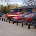 Knee Rail Fencing made with recycled plastic